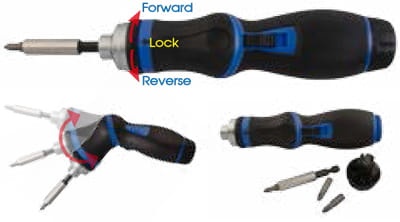 WKRĘTAK 1/4" Z GRZECHOTKĄ King Tony 2166DF