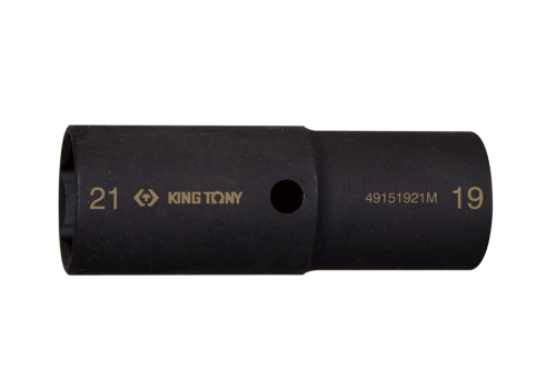 NASADKA UDAROWA DWUSTRONNA 1/2" 21mm / 23mm x 77mm, 6-kąt King Tony 49152123M