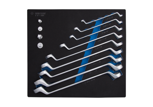 Zestaw kluczy oczkowych 1/4" - 1-5/16" + redukcje, wkład EVA do wózka King Tony 9-91113SRV