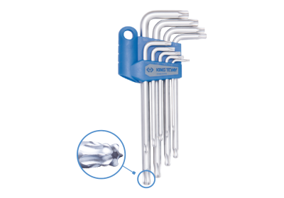 Zestaw kluczy L TORX długi z kulką T10 - T50 9cz. King Tony 204B29PR