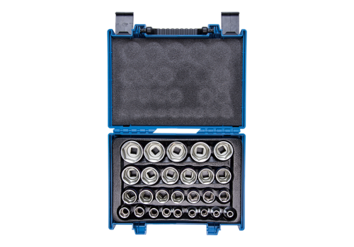 ZESTAW NASADEK 1/2" 27cz. KRÓTKIE 6-kąt. 8 - 36mm King Tony 4557MR