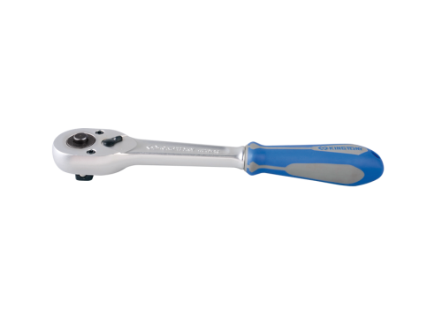 GRZECHOTKA ALUMINIOWA Z PRZYCISKIEM 1/2" 32 ZĘBY 250mm UCHWYT GUMOWY King Tony 4772-10GS