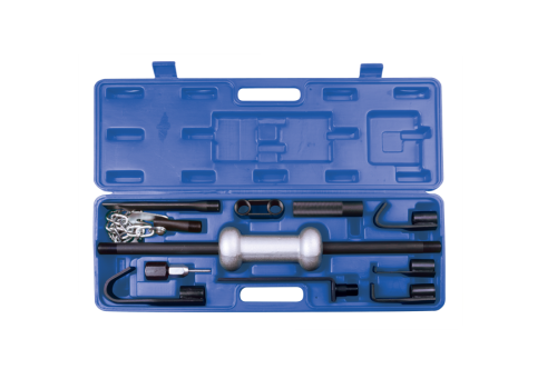 ZESTAW NARZĘDZI BLACHARSKICH Z MŁOTKIEM BEZWŁADNOŚCIOWYM King Tony 9CH01