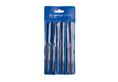 ZESTAW PILNIKÓW DO METALU 160mm  6szt. DROBNOZIARNISTE, RÓŻNE PROFILE King Tony 1036ZQ