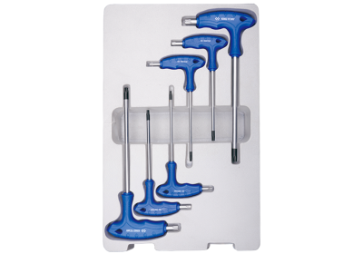 ZESTAW IMBUSÓW Z UCHWYTEM "L" 6szt. 1163TR - TORX / TORX T10 - T40, KARTON King Tony 22306TR