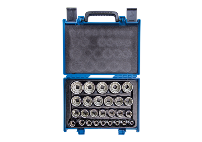 ZESTAW NASADEK 1/2" 12-kąt. 8-36mm W WALIZCE 27cz. King Tony 4057MR