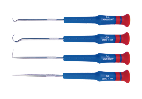 ZESTAW HAKÓW PRECYZYJNYCH, 4cz. King Tony 30914AY