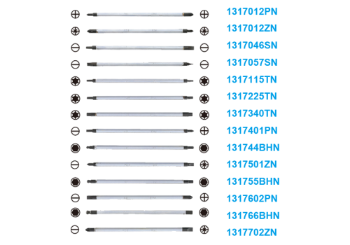 BIT, WKRĘTAK DWUSTRONNY DO UCHWYTU 91232 TORX T30 + T40 x 175mm King Tony 1317340TN
