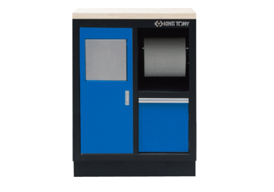 SZAFKA Z KOSZEM I UCHWYTEM DO PAPIERU NIEBIESKA King Tony 87D11-11A-KB