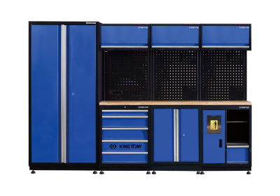 ZESTAW MEBLI WARSZTATOWYCH NUMER 23 (NIEBIESKIE), 2955x600x1900mm King Tony 87D21X03A-KB