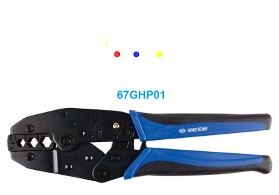 ZACISKARKA PRASKA DO KOŃCÓWEK IZOLOWANYCH KABLI 0.5-6.0MM2 King Tony 67GH-09