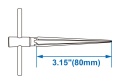 ROZWIERTAK STOŻKOWY 1/8" - 3/8", DŁUGOŚĆ 80MM King Tony 7E61001