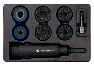 ZESTAW DO CZYSZCZENIA ŚRUB I PIAST KÓŁ 8 CZ. King Tony 9BK7009
