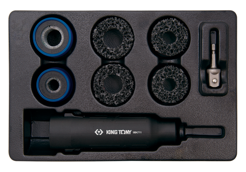 ZESTAW DO CZYSZCZENIA ŚRUB I PIAST KÓŁ 8 CZ. King Tony 9BK7009