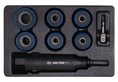 ZESTAW DO CZYSZCZENIA ŚRUB I SZPILEK 8 CZ. King Tony 9BK7008