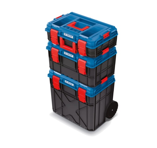 ZESTAW MODUŁOWYCH SKRZYNEK NARZĘDZIOWYCH KING TONY NA KÓŁKACH (AA, BA, CA) King Tony 87410Z2