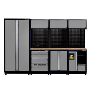 ZESTAW MEBLI WARSZTATOWYCH NUMER 23 (SZARE), 2955x600x1900mm King Tony 87D21X03A-KG