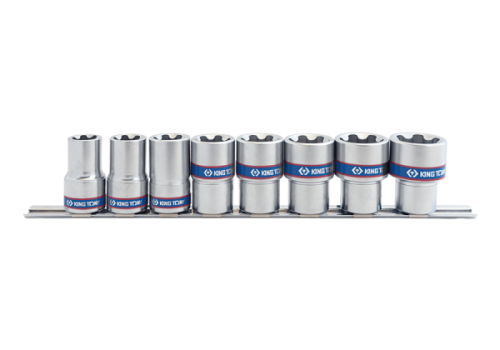 ZESTAW NASADEK 1/2" TORX PLUS 8 CZ. EPL18-EPL32 King Tony 4E08PR