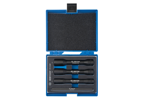 ZESTAW DŁUGICH NASADEK 1/2" DO USZKODZONYCH ŚRUB 17, 19, 21 mm King Tony 9TD164MR