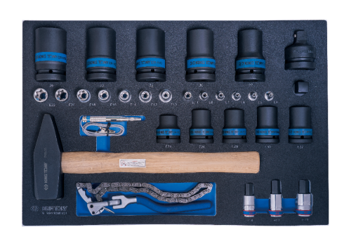 ZESTAW NARZĘDZI 31 cz. PIANKA EVA DO WÓZKA King Tony 9-99430MFV01