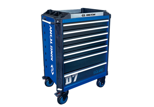 WÓZEK WARSZTATOWY SQUAD - 7 SZUFLAD King Tony 87SQ31-7BA-BK