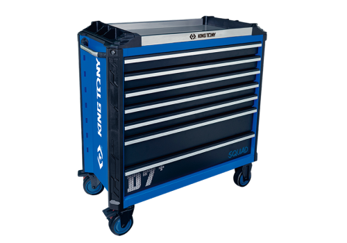 WÓZEK WARSZTATOWY SQUAD - 7 SZUFLAD, ROZMIAR L King Tony 87SQ33-7BA-BK