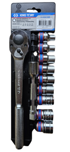 ZESTAW NARZĘDZI 1/2" 11cz. 8-21mm King Tony 43A1MR