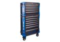 WÓZEK NARZĘDZIOWY Z NADSTAWKĄ Z PROTEKTORAMI 11 SZUFLAD King Tony 87G001DQ-BK