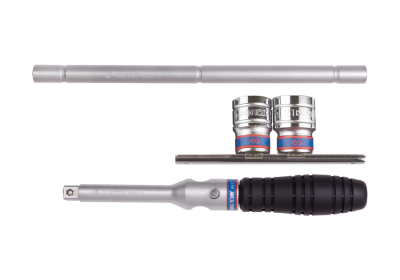 SKŁADANY KLUCZ KRZYŻOWY DO KÓŁ 1/2" Z NASADKAMI 19. 21MM King Tony 4503MR01