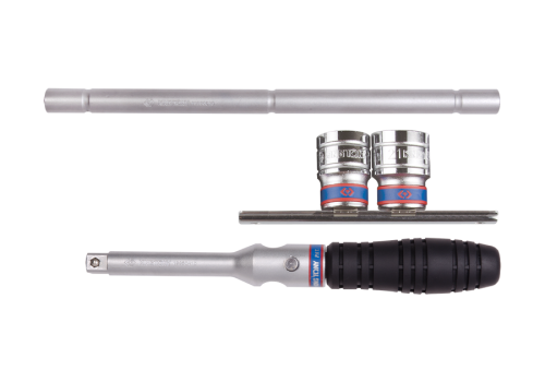 SKŁADANY KLUCZ KRZYŻOWY DO KÓŁ 1/2" Z NASADKAMI 19. 21MM King Tony 4503MR01