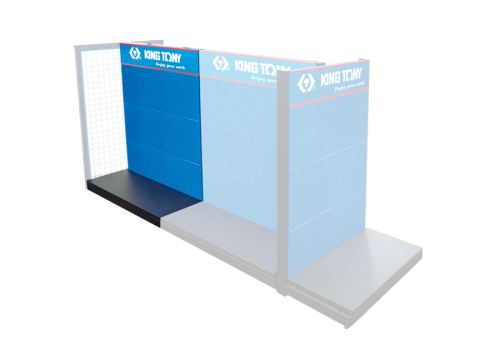 REGAŁ EKSPOZYCYJNY DWUSTRONNY KING-TONY 1000 x 840 x 1300mm King Tony 87308A