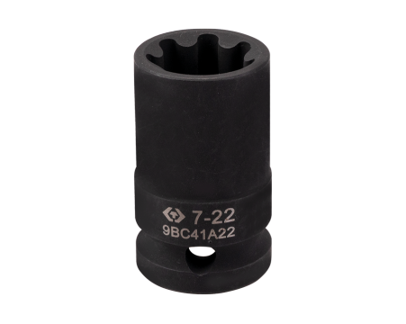 NASADKA KRÓTKA UDAROWA 1/2" 22mm - 7-kąt (Audi S5) King Tony 9BC41A22