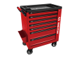 WÓZEK WARSZTATOWY 7 SZUFLAD Z SZAFKĄ BOCZNĄ CZERWONY King Tony 87G38-7BA