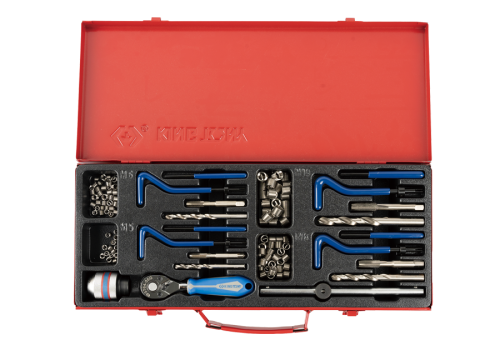 ZESTAW DO NAPRAWY GWINTÓW M5 - M10, Z AKCESORIAMI, 119 SZT. King Tony 11311MQ02