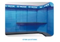 REGAŁ EKSPOZYCYJNY NAROŻNIKOWY Z PODŚWIETLENIEM ''KING-TONY'' 965 x 304 x 2500mm King Tony 87306CA