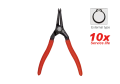 SZCZYPCE DO PIERŚCIENI SEGERA ZEWNĘTRZNYCH PROSTE, ZAKRES 40-100mm King Tony66SS-10