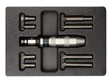 WKRĘTAK UDAROWY + BITY 5/16'' 10cz., WKŁAD DO WÓZKA King Tony 9-4128FR