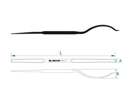 ŁYŻKA DO OPON BEZDĘTKOWYCH 17"-22,5" 730 mm King Tony 9BK41-73