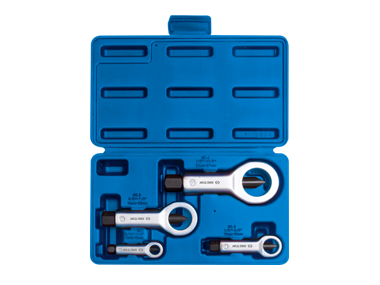 ZESTAW PRZECINAKÓW NAKRĘTEK 4 SZT., 9 - 27MM King Tony 9TD064