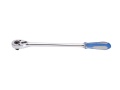 GRZECHOTKA Z PRZYCISKIEM 1/2'' 32 ZĘBY 250mm UCHWYT GUMOWY King Tony 4762-10G
