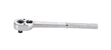 GRZECHOTKA Z PRZYCISKIEM 1/2'' 32 ZĘBY 250mm UCHWYT DO PRZEDŁUŻKI 4121 King Tony 4771-10BR