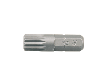 BIT 1/4'' SPLINE M6 x 25mm King Tony 102506M