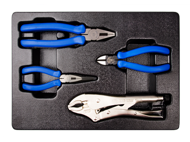 ZESTAW SZCZYPIEC 4cz. 6011-10N, 6111-08, 6211-06, 6311-06, WKŁAD DO WÓZKA King Tony 9-42144GP