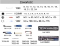 SKRZYNKA ROZCIĄGANA 87402 Z ZESTAWEM NARZĘDZI 68cz. King Tony 902-068MR