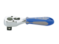 GRZECHOTKA MINI 1/2'' 64 ZĘBY 120mm UCHWYT GUMOWY King Tony 4760-05G