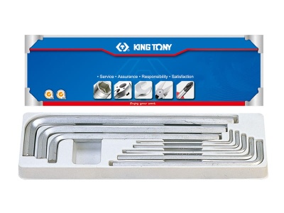 ZESTAW IMBUSÓW 8 szt. 1125M - HEX DŁUGIE 3 - 14mm King Tony 20208MR01