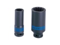NASADKA DŁUGA UDAROWA 1/2'' 19mm x 80mm, 12-kąt King Tony 443019M