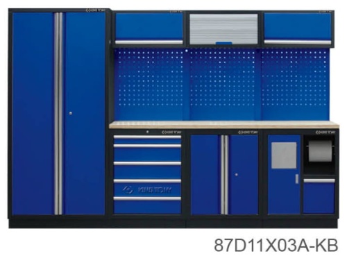 MEBLE WARSZTATOWE ZESTAW NR 3 niebieskie KING TONY 87D11X03A-KB