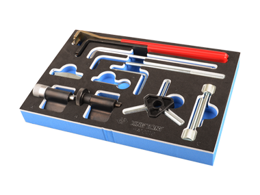 ZESTAW DO USTAWIANIA ROZRZĄDU (AUDI/SKODA/VW) do silników diesel z paskiem King Tony 9AT2012E