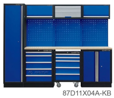 MEBLE WARSZTATOWE ZESTAW NR 4 niebieskie KING TONY 87D11X04A-KB